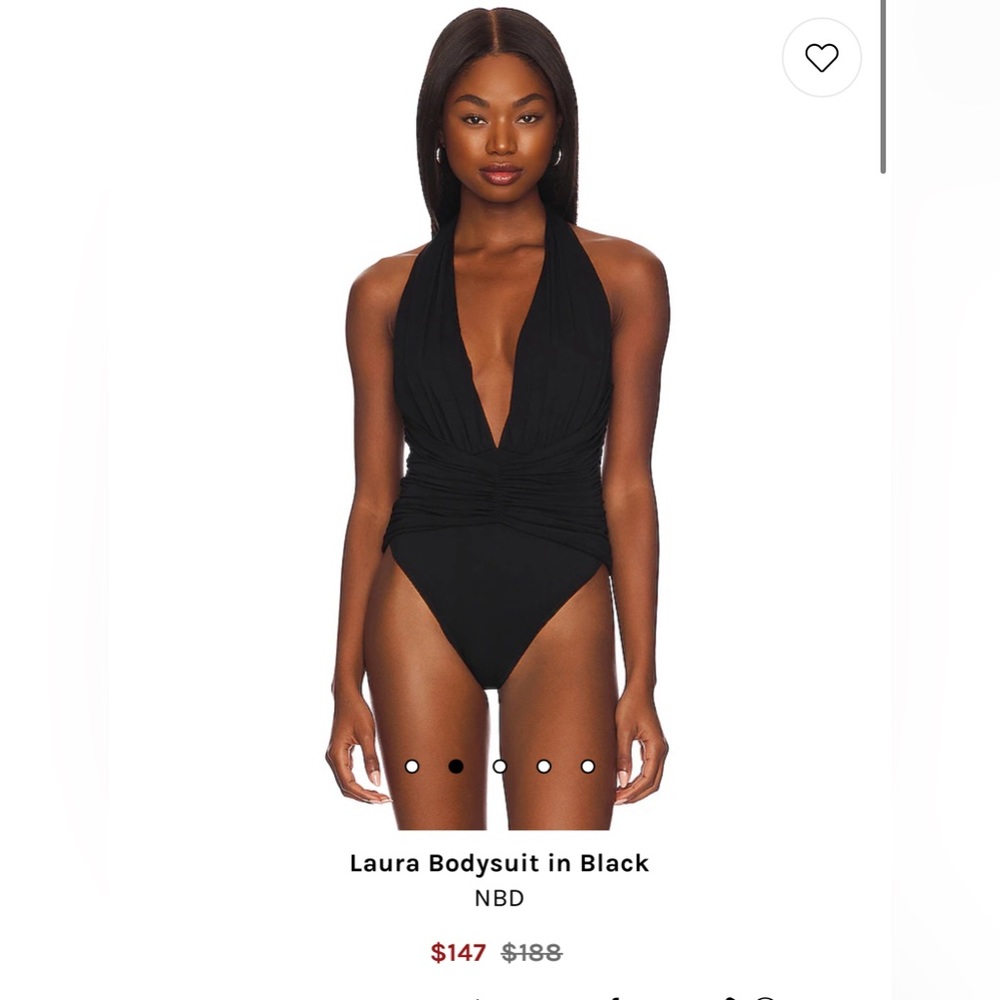 NBD Laura Bodysuit in Black